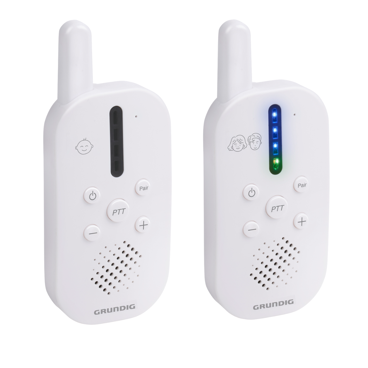 Grundig DECT Audio Babyfoon - Baby Monitor met 150M bereik - maximondo