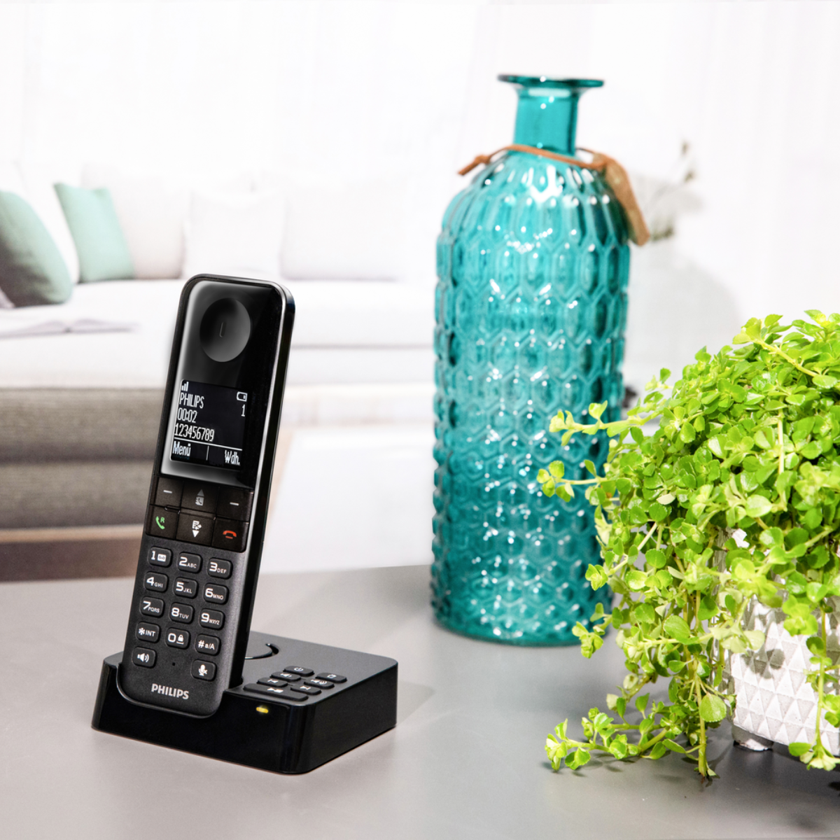 Philips Telefoon D4751B/01, Draadloos