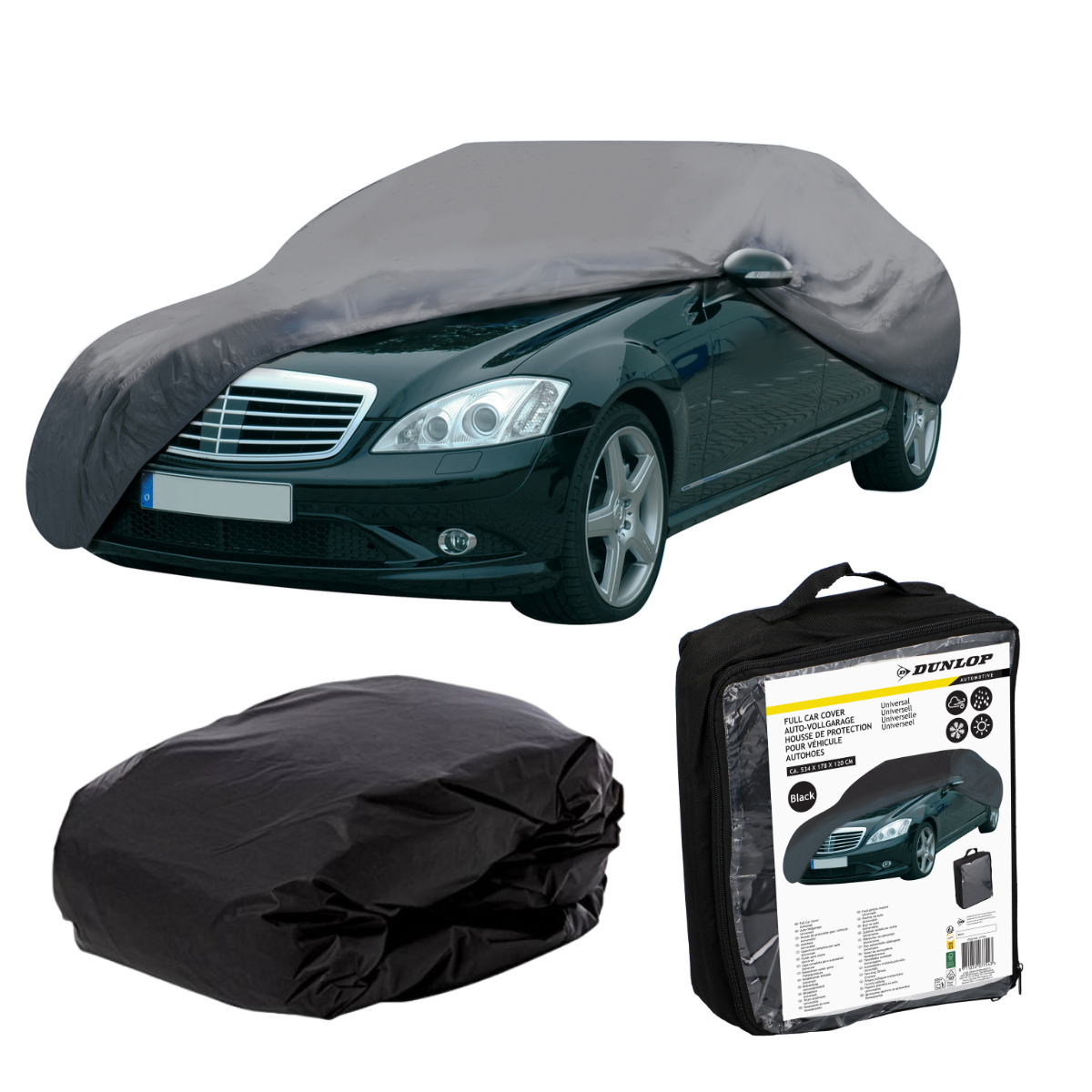 Dunlop Autohoezen XL Zwart
