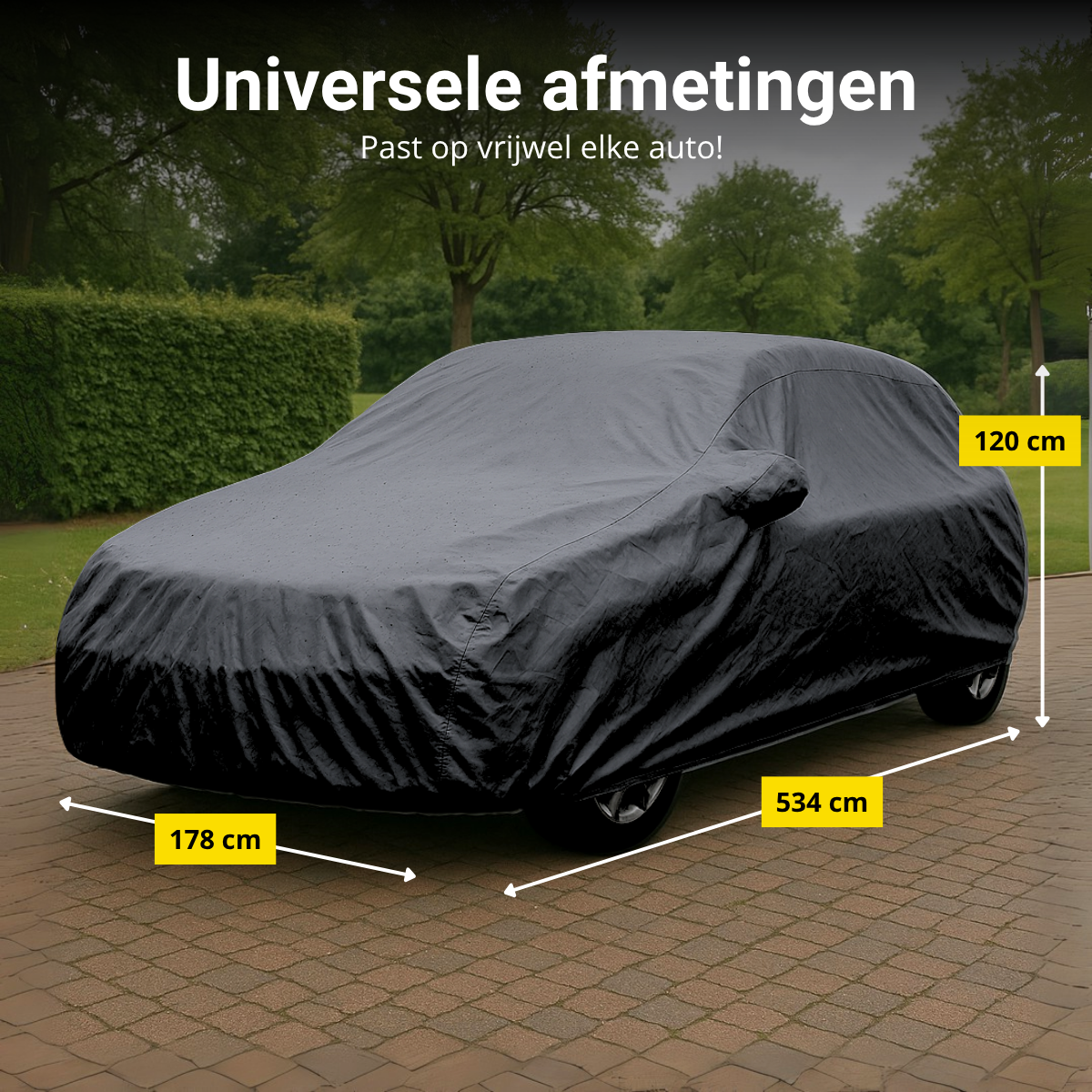 Dunlop Autohoezen XL Zwart