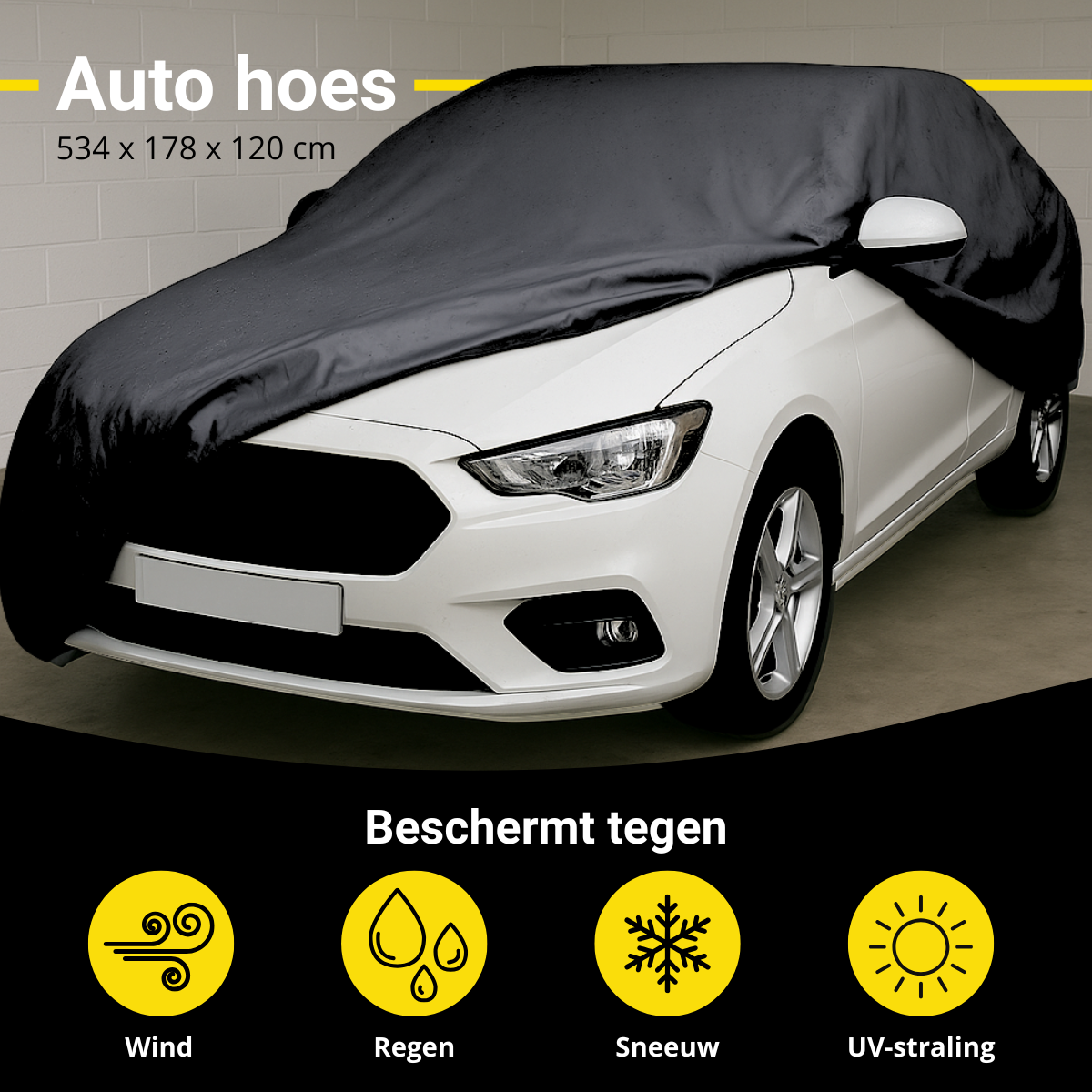 Dunlop Autohoezen XL Zwart