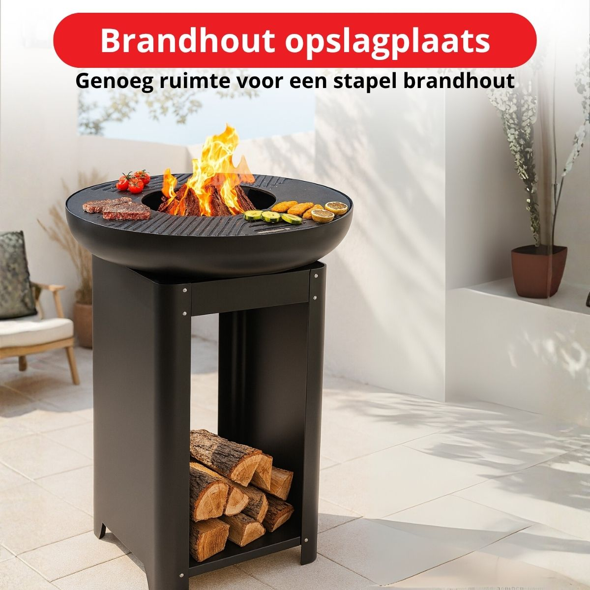 BBQ Collection 3in-1 Vuurkorf - maximondo