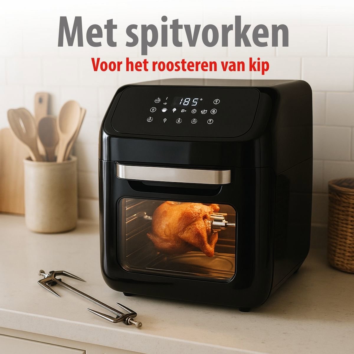 alpina Airfryer Oven XXXL - Heteluchtfriteuse 12L