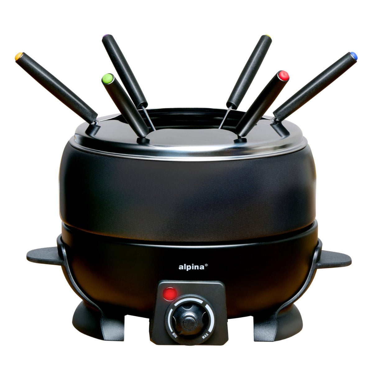 alpina Fondueset Elektrisch 800W – Fonduepan 2L - maximondo