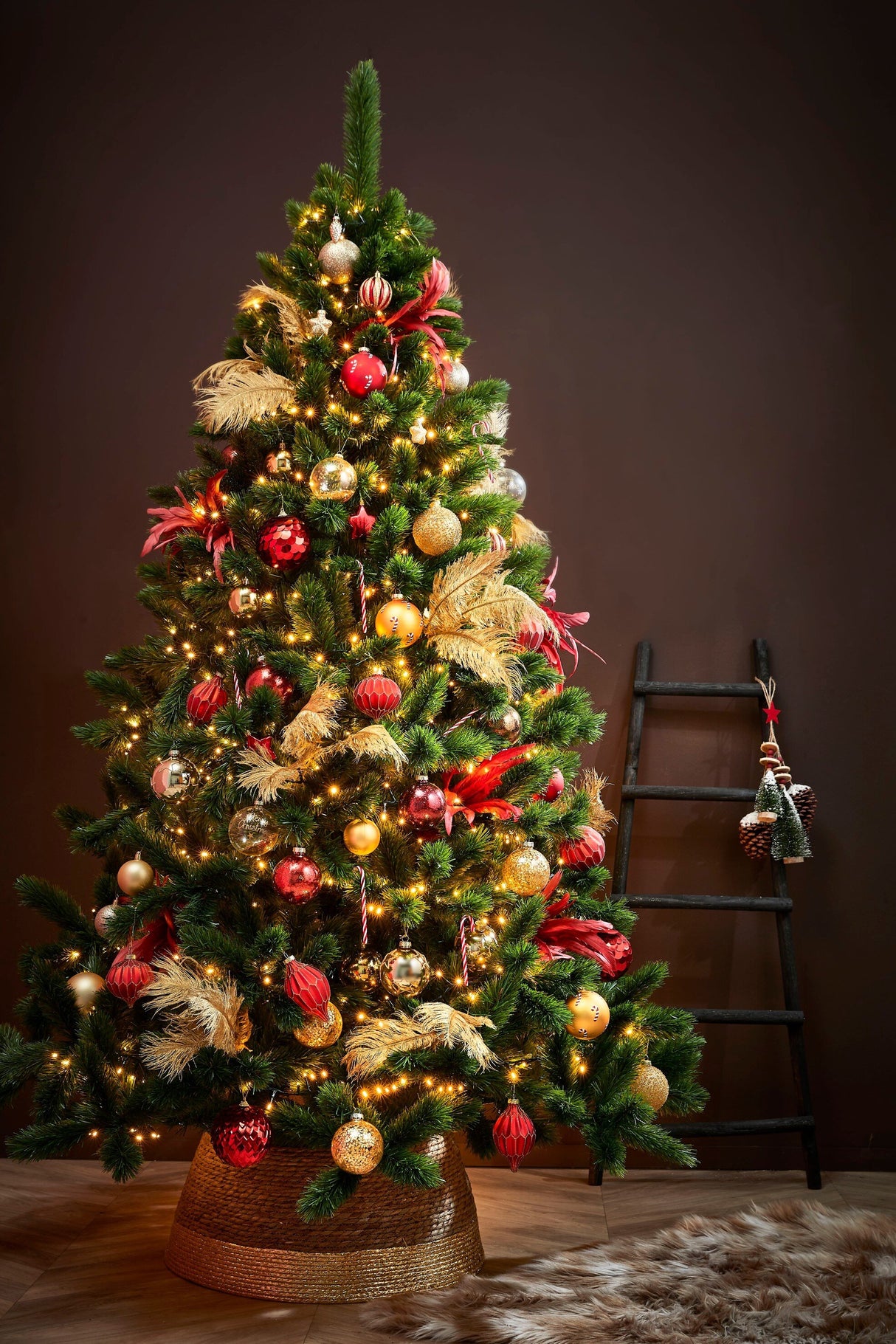 Mica Decorations kerstboomrok, goud - ↕26cm - Ø58cm - maximondo