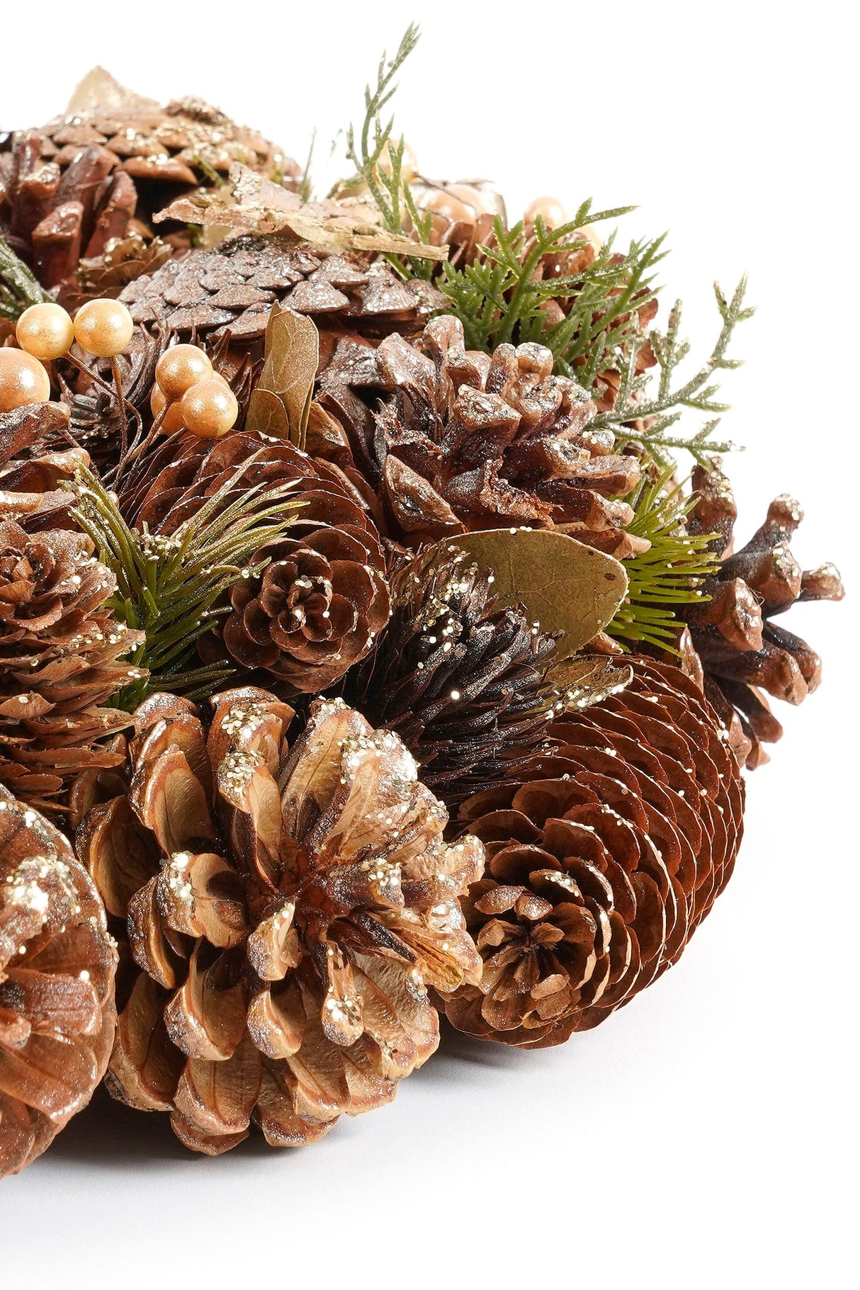Mica Decorations Brant krans metalliek - h9xd45cm - maximondo