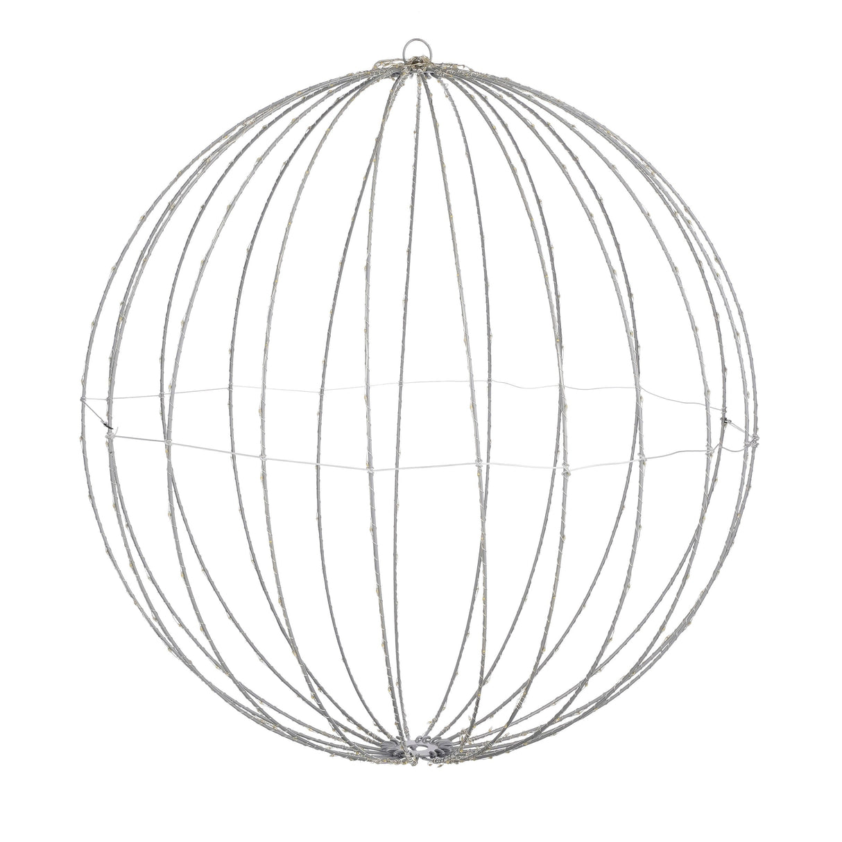 Luca Lighting Bal klassiek wit 400led IP44 met timer - d60cm - maximondo