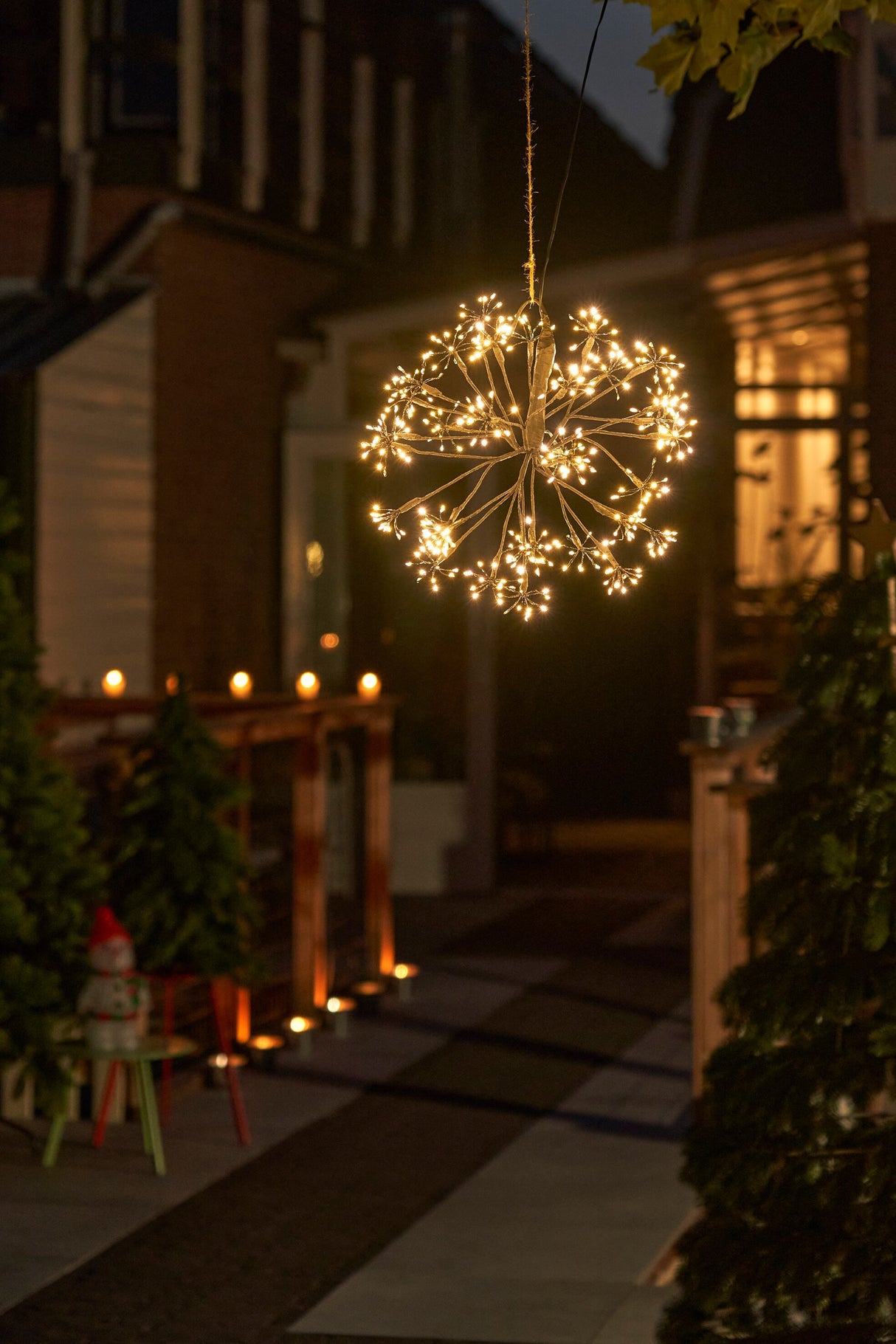 Luca Lighting Kerstverlichting Bal led IP44 en timer - Ø30cm - maximondo