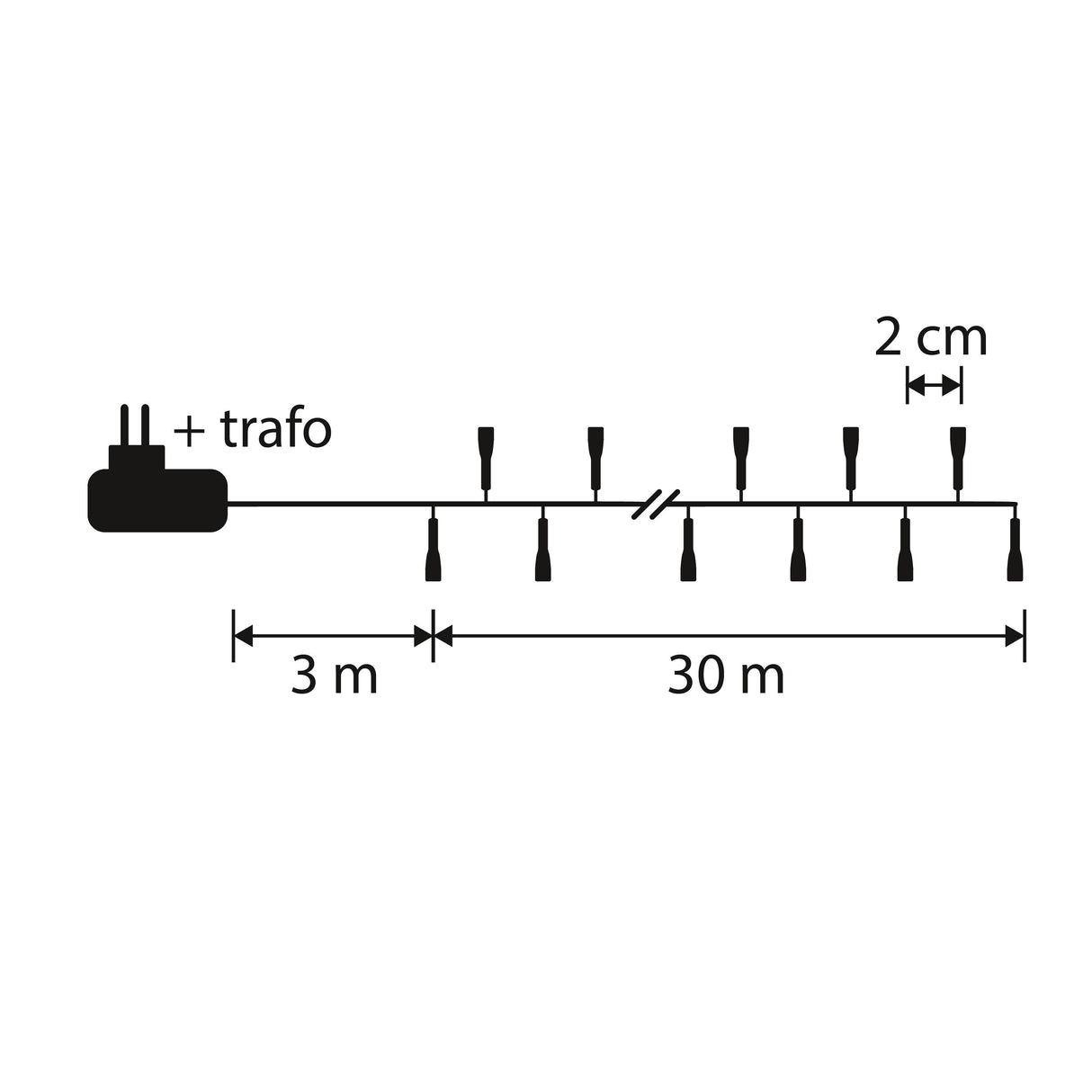 Luca Lighting Smart Lighting snake light d.groen multicolour 1500led IP44 en timer adapter included - l3000cm - maximondo