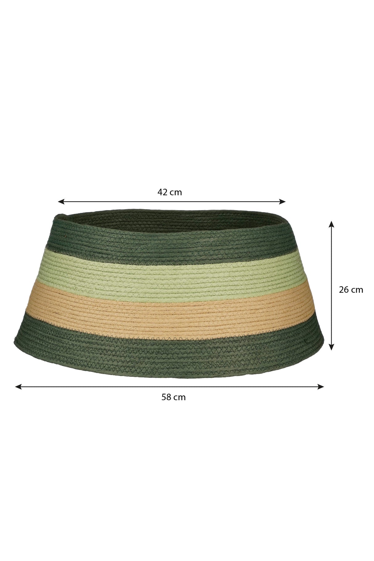 House of Seasons Treeskirt groen FSC Mix - h26xd58cm - maximondo