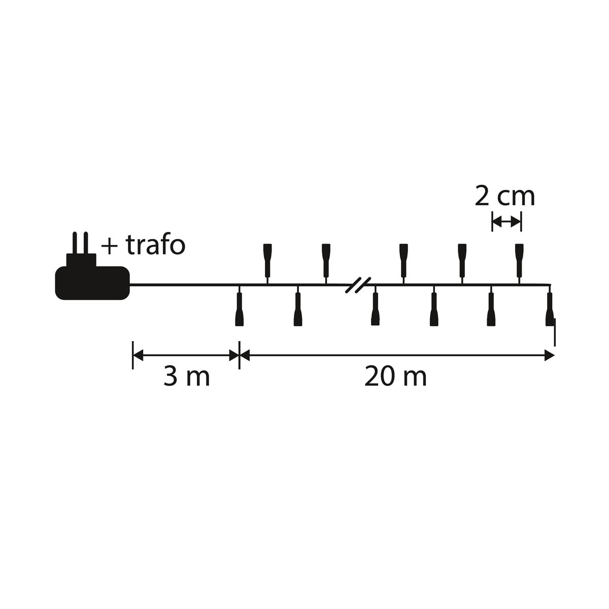 Luca Lighting Smart Lighting snake light d.groen multicolour 1000led IP44 en timer adapter included - l2000cm - maximondo
