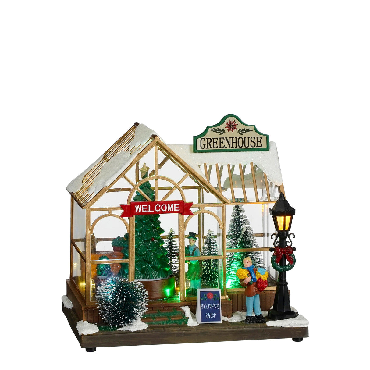 Luville Collectables Winter kasje led battery operated - l21xb14xh19,5cm - maximondo