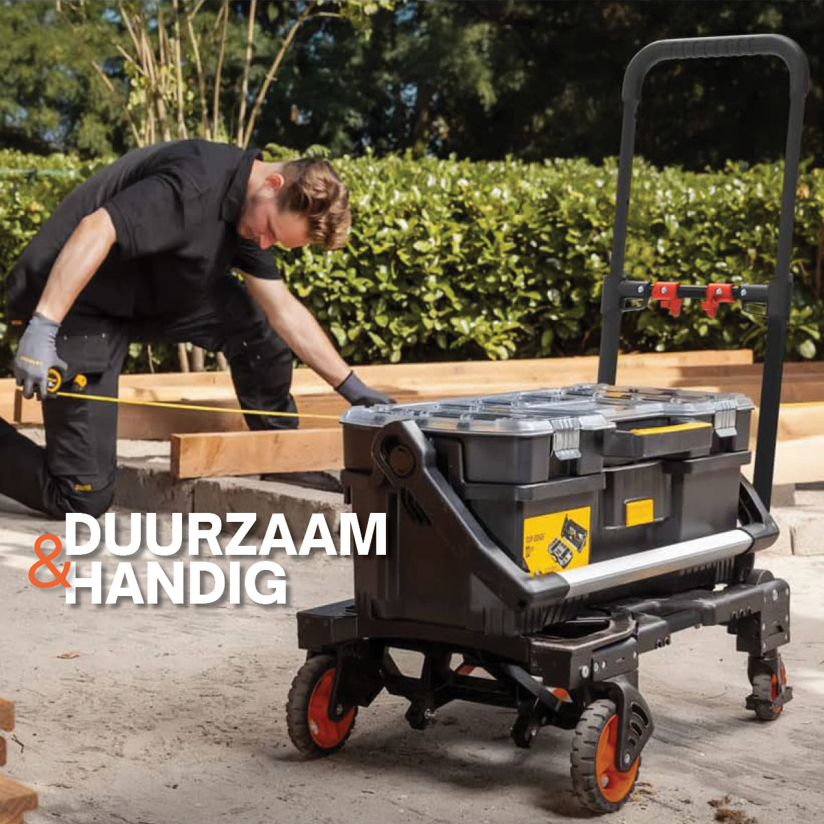 BLACK+DECKER steekwagen en plateauwagen 2-in-1 55kg