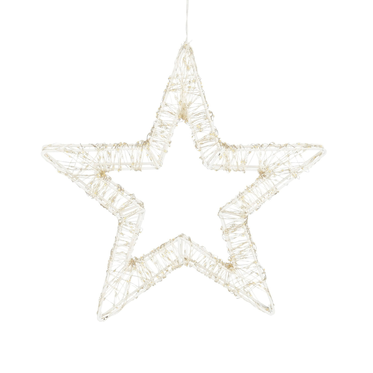Luca Lighting Ster wit warm wit 800led IP44 en timer - d36cm