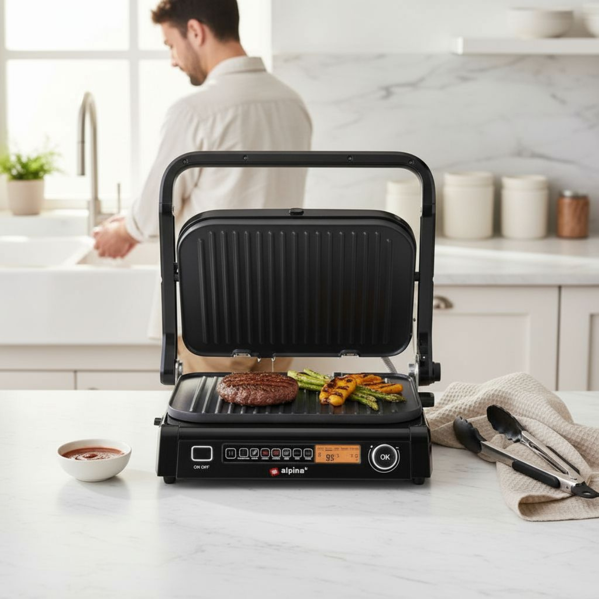 alpina Grill Apparaat, 8 standen - maximondo