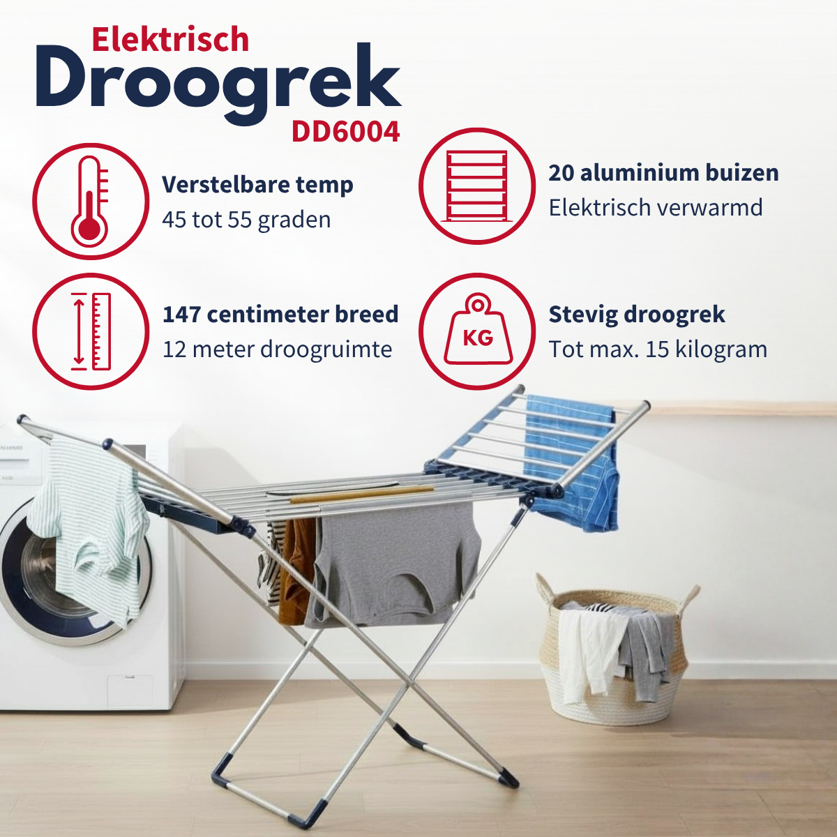 Dirt Devil Elektrisch Droogrek 230W - IPX1