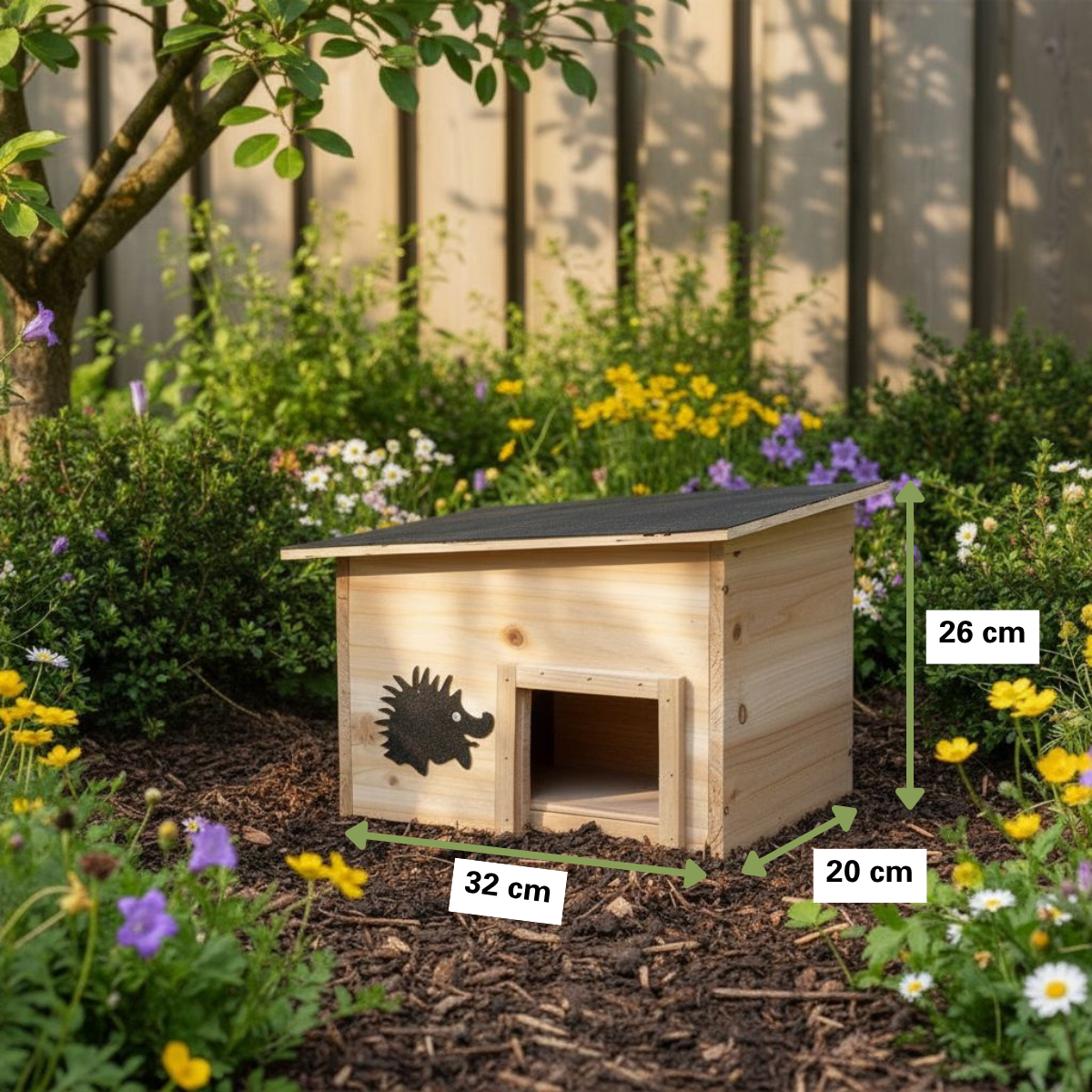 Lifetime Garden Egelhuis - Egelhuisje Waterdicht met Bodem - maximondo