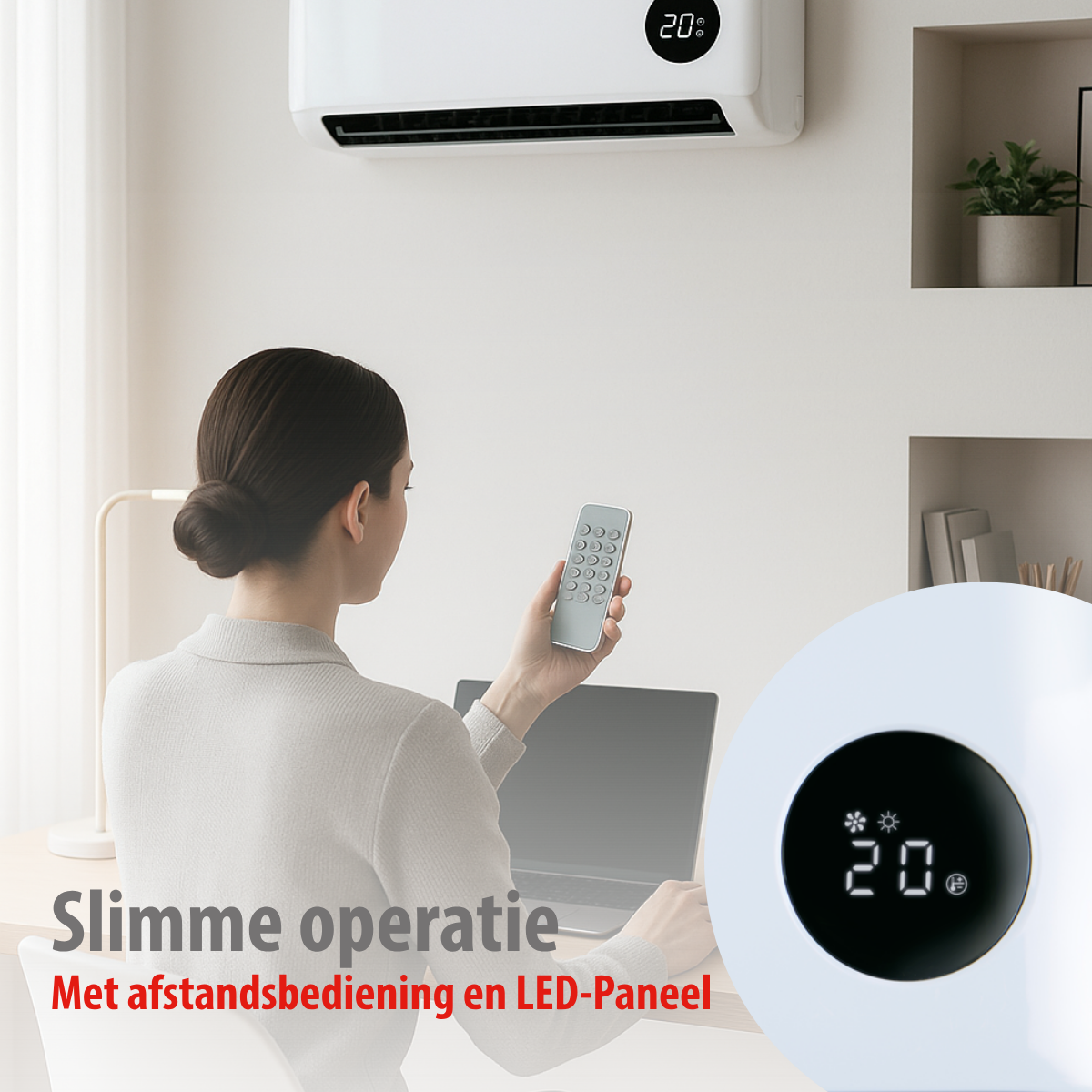 alpina wandverwarming en ventilator PTC keramisch 2000W - maximondo