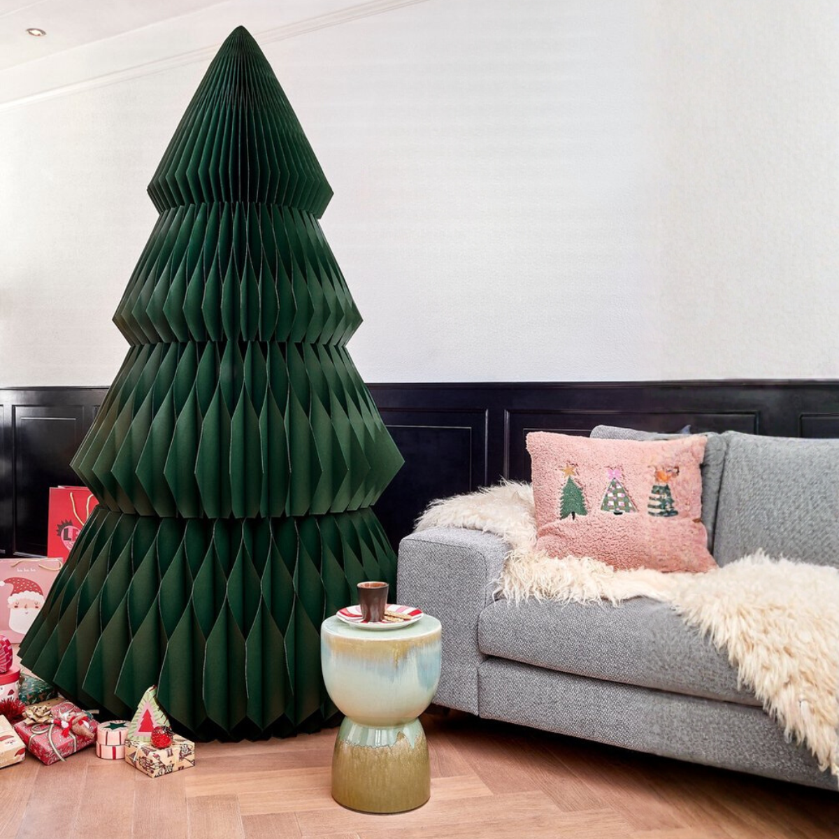 Mica Decorations Decoratie boom groen FSC Mix - h212xd120cm - maximondo
