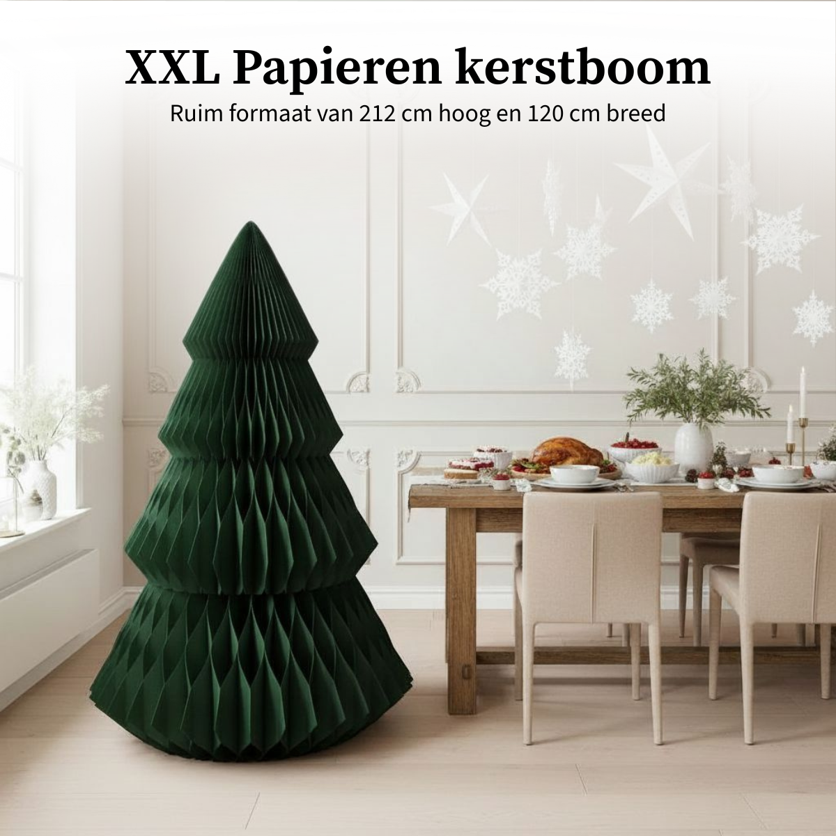 Mica Decorations Decoratie boom groen FSC Mix - h212xd120cm - maximondo
