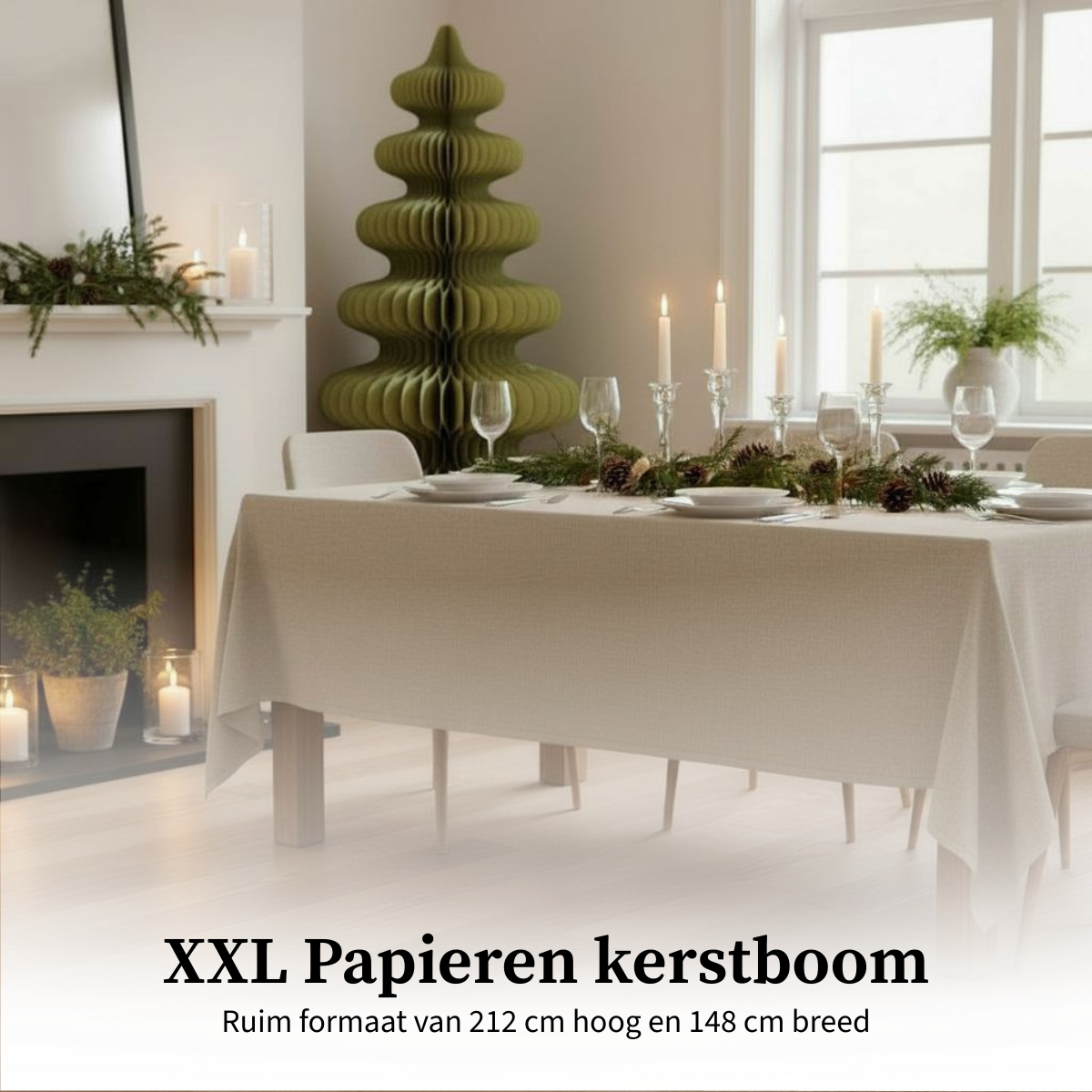 Mica Decorations Decoratie kunstkerstboom - H212 x Ø148 cm - maximondo