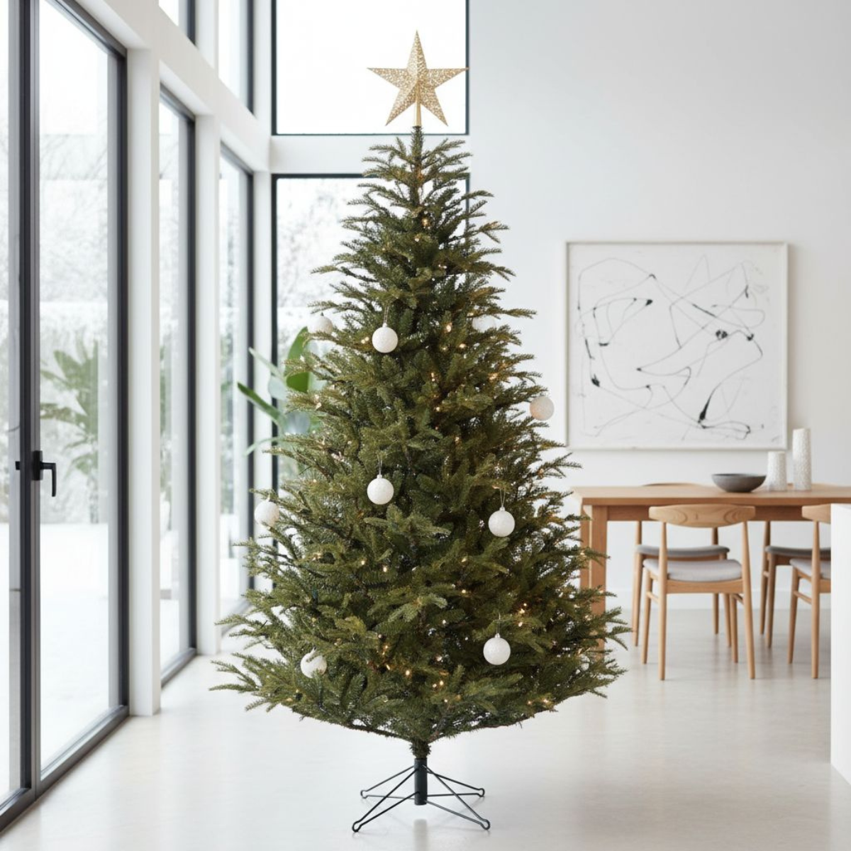 Top Trees Vanocuver kerstboom groen TIPS 1298 - h155xd109cm - maximondo