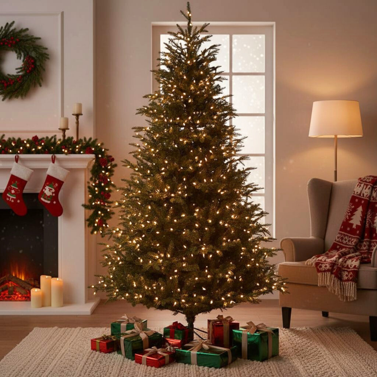 Top Trees Vanocuver kerstboom groen TIPS 1298 - h155xd109cm - maximondo