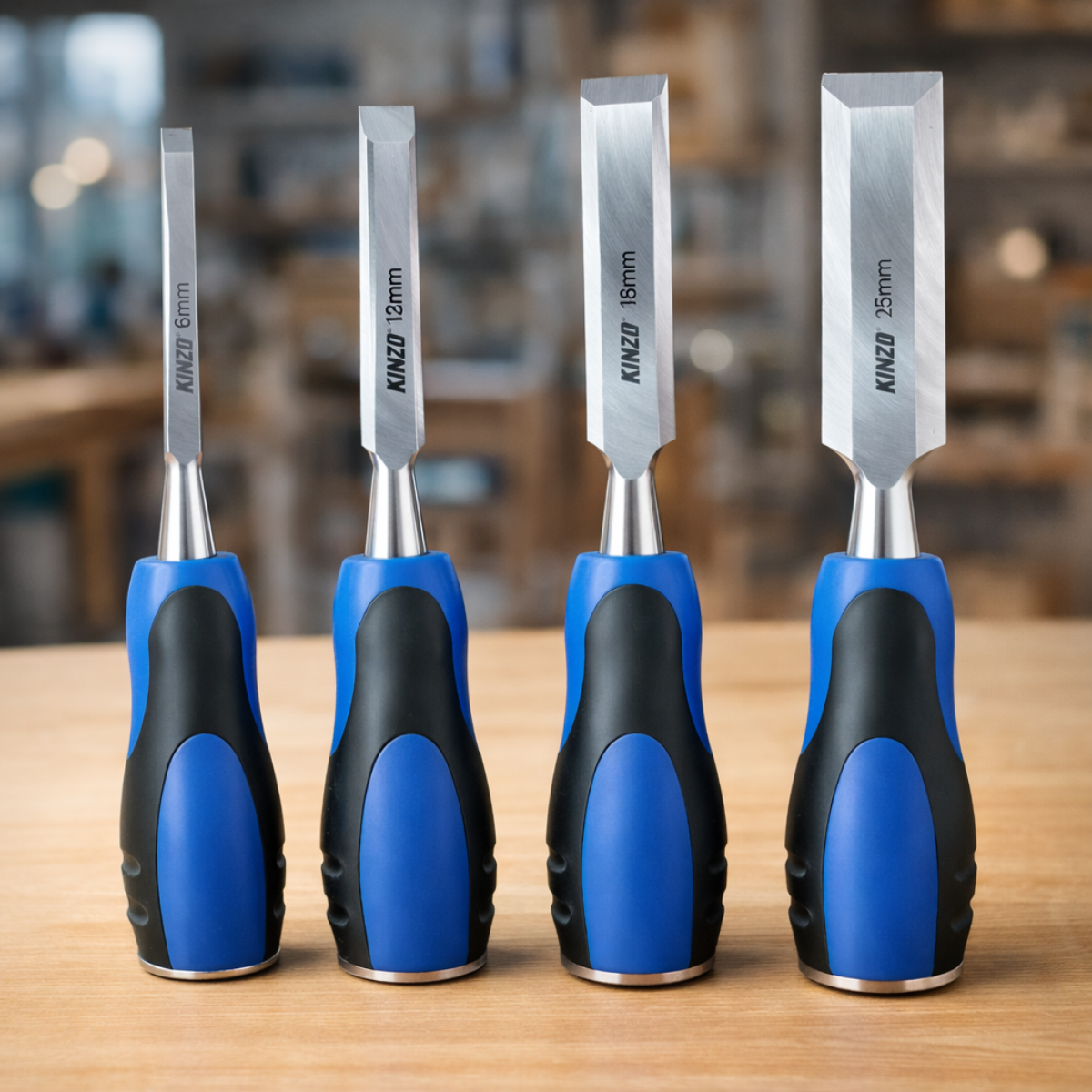 Kinzo Beitelset 4 Stuks - maximondo