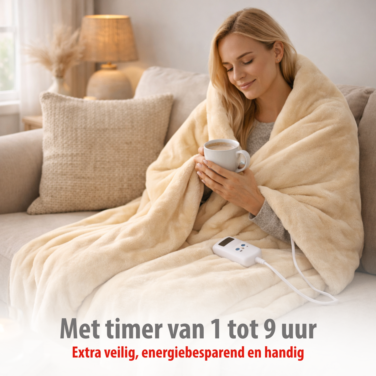 alpina Warmtedeken Elektrische Bovendeken 130 x 180 cm