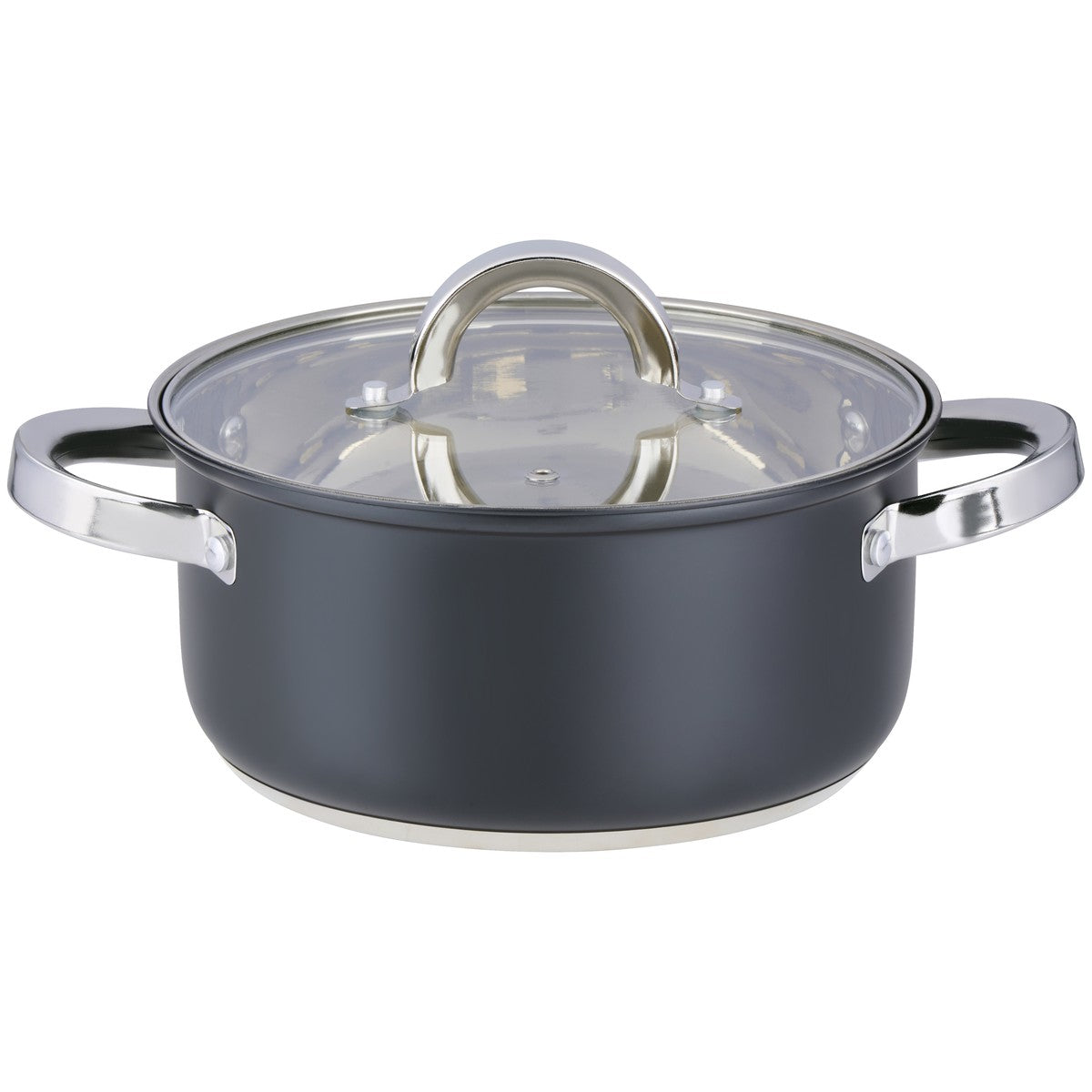 alpina Kookpan met Glazen Deksel 21 cm - 3,6L