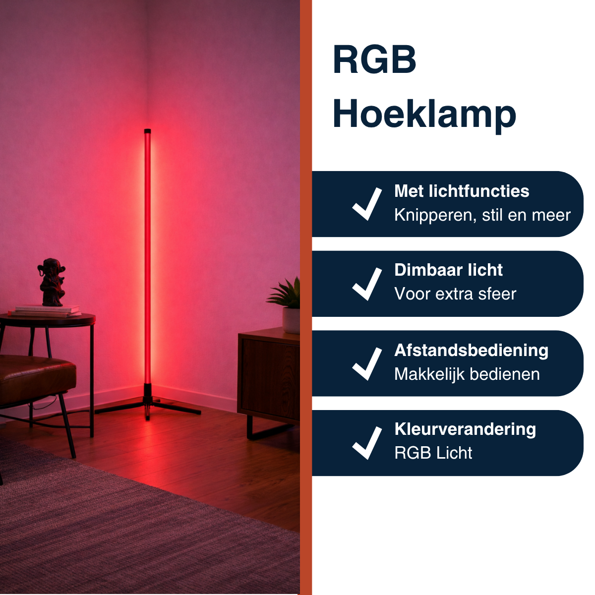 Grundig LED en RGB Vloerlamp 120cm