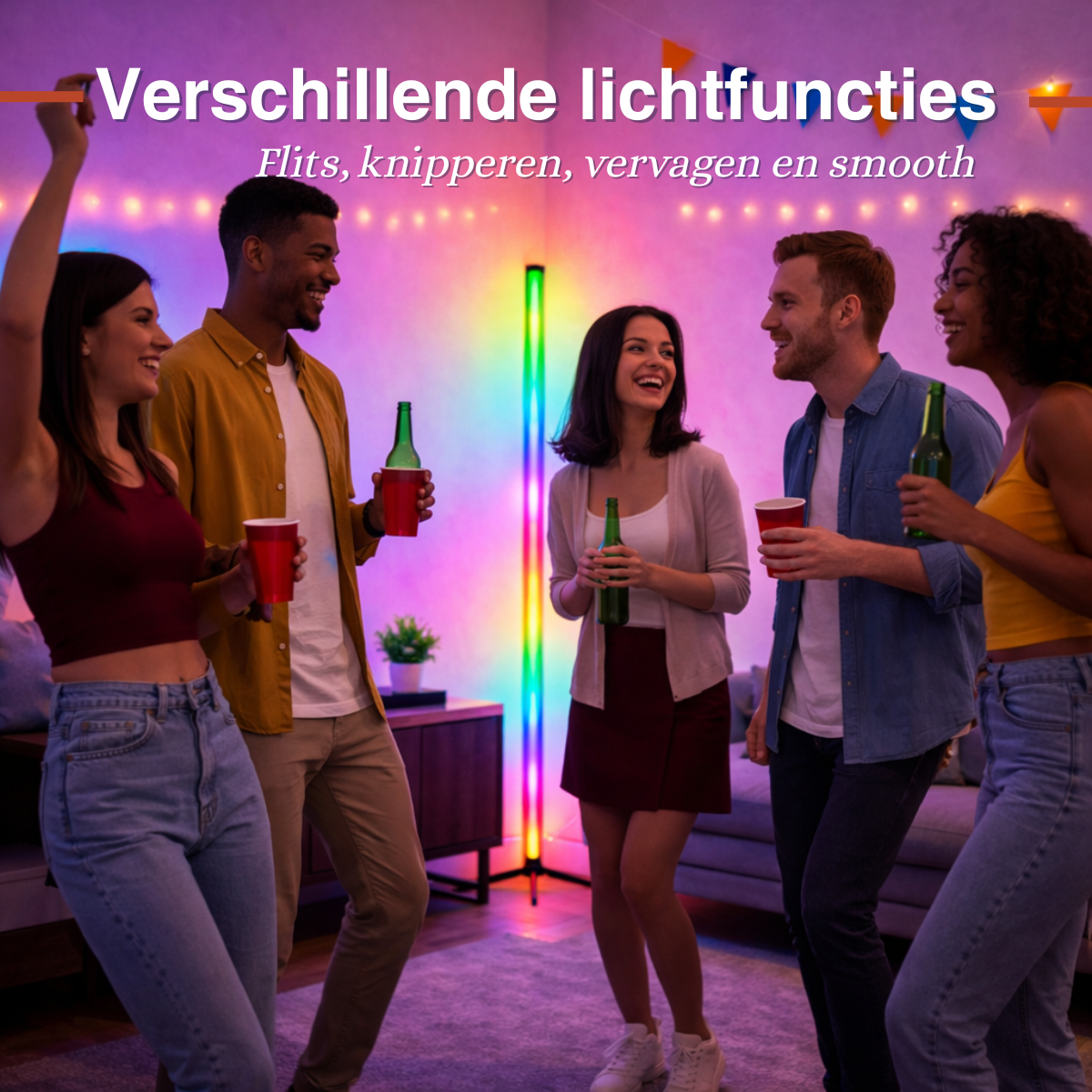 Grundig LED en RGB Vloerlamp 120cm