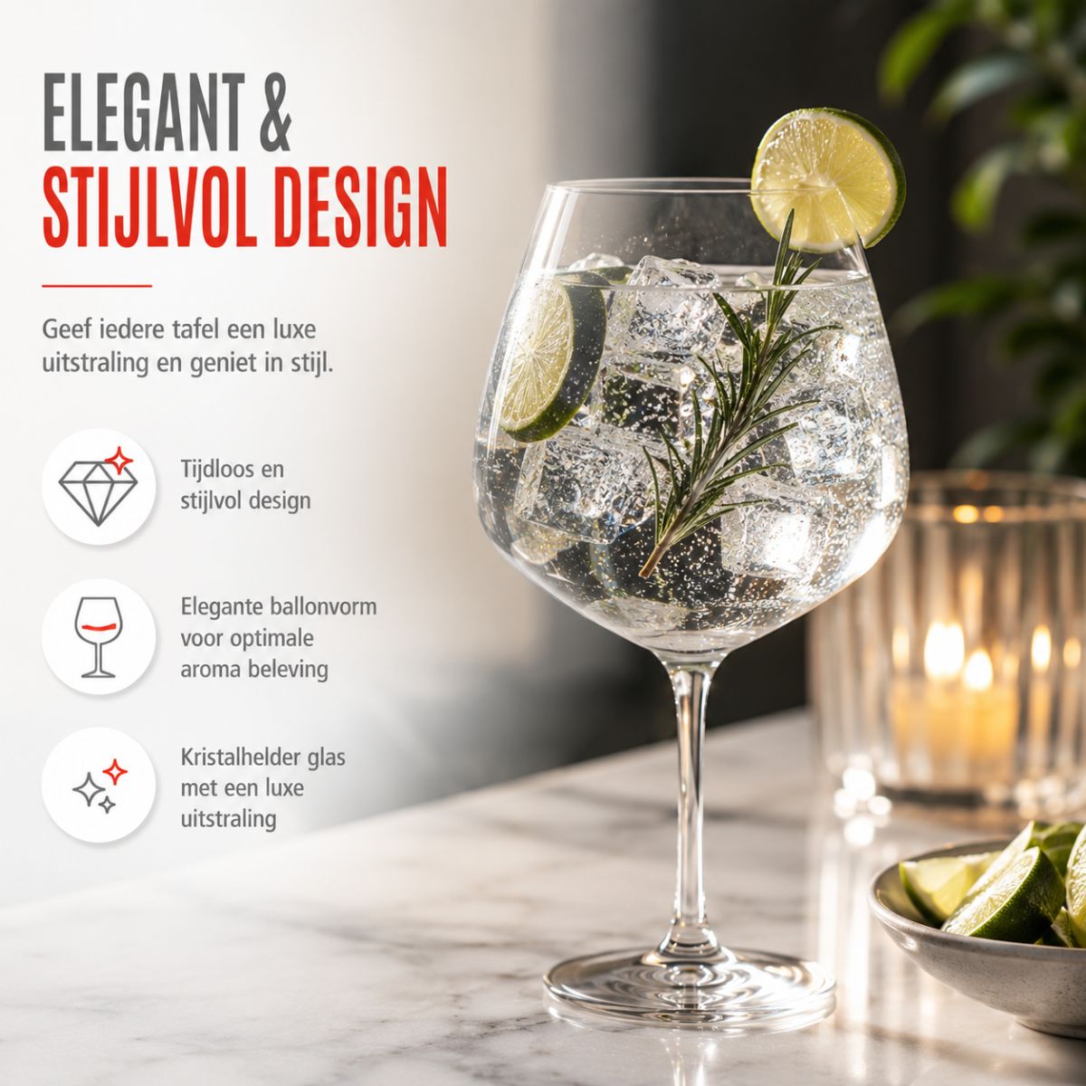 alpina Cocktailglazen 4 Stuks – Aperol Spritz Glazen 73 cl