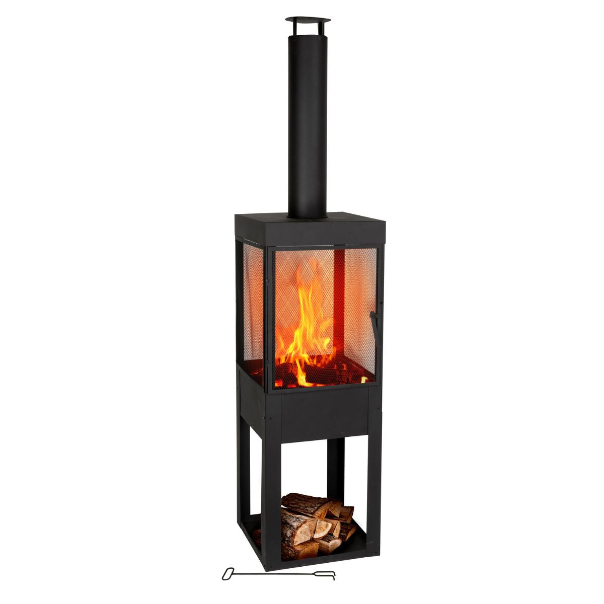 BBQ Collection Houtkachel 194x44x47cm - maximondo
