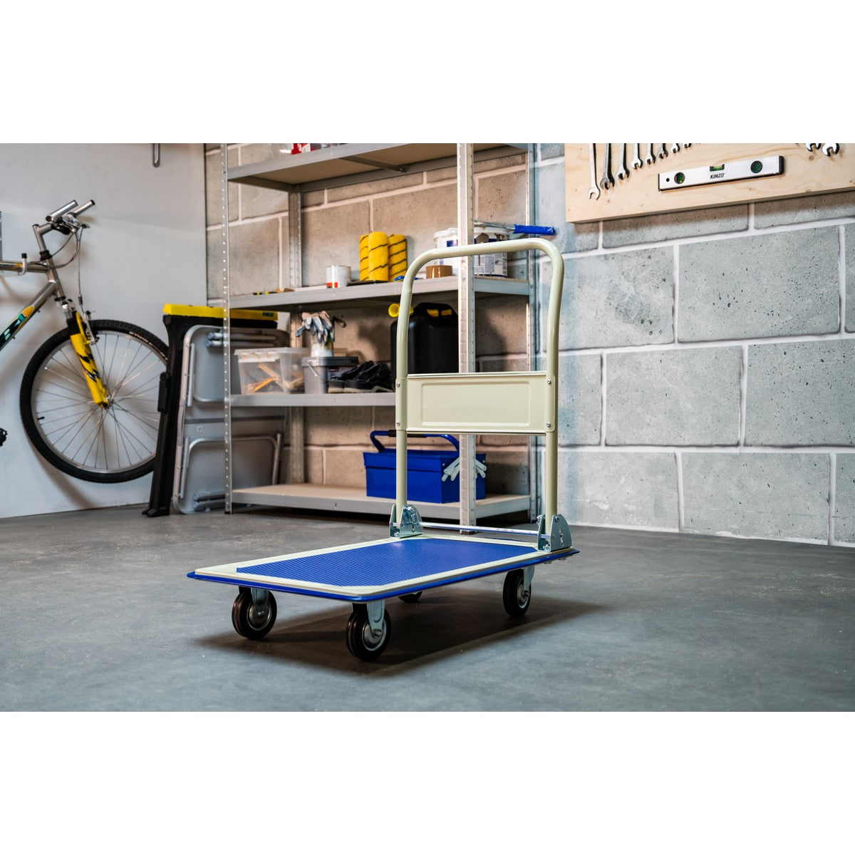 Kinzo Platformwagen – Inklapbare Transportwagen – Max. 150kg - maximondo