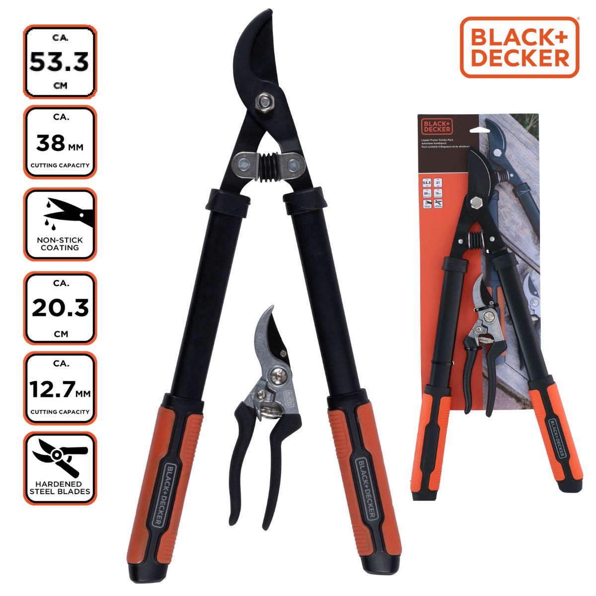 BLACK+DECKER Snoeischaar Set - maximondo