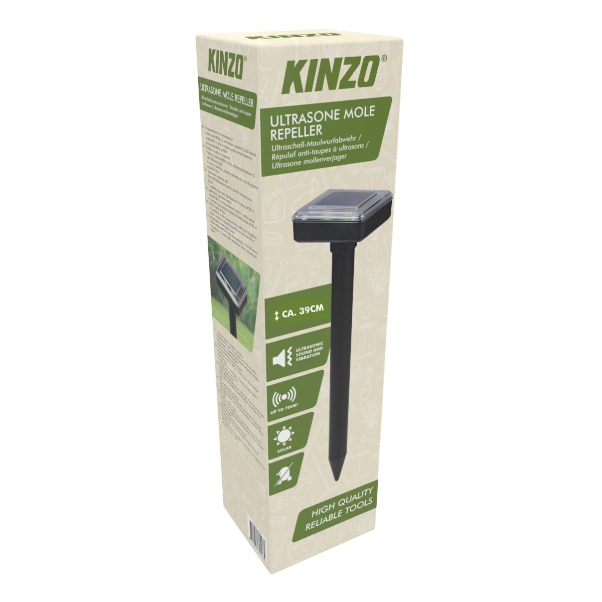 Kinzo Solar Mol Verjager - maximondo