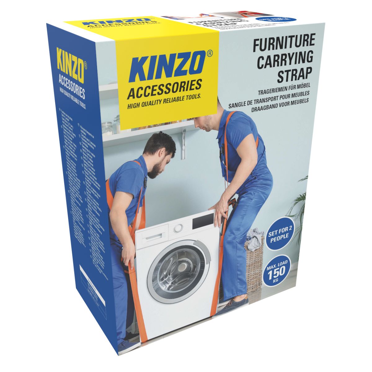 Kinzo Meubeldraagband voor 2 Personen tot 150 Kg - maximondo