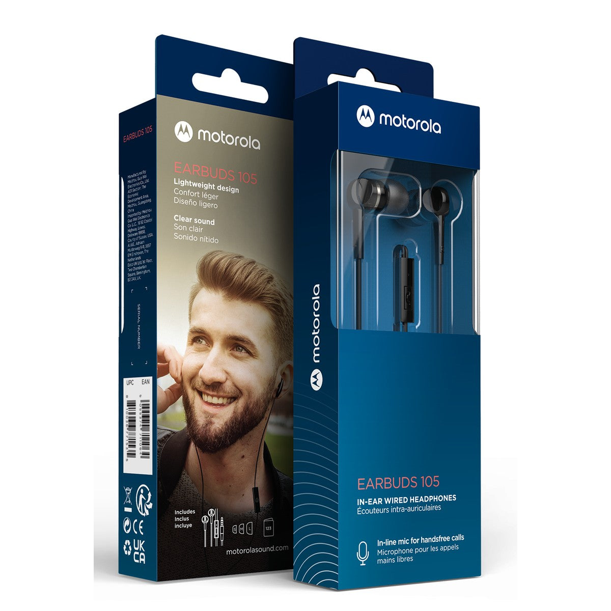 Motorola Sound Oordopjes met Draad 105 - maximondo