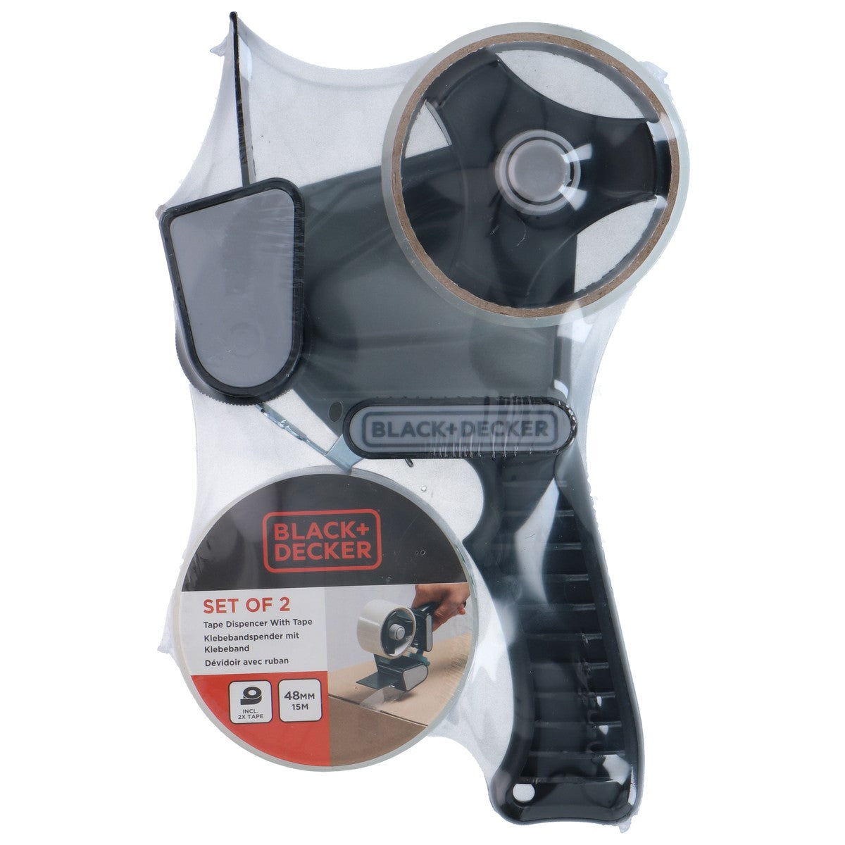 BLACK+DECKER Verpakkingstape 15 m - maximondo