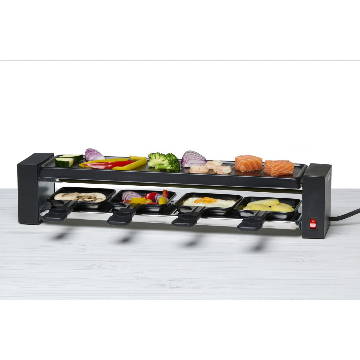 alpina Raclette Set 800W Zwart - maximondo