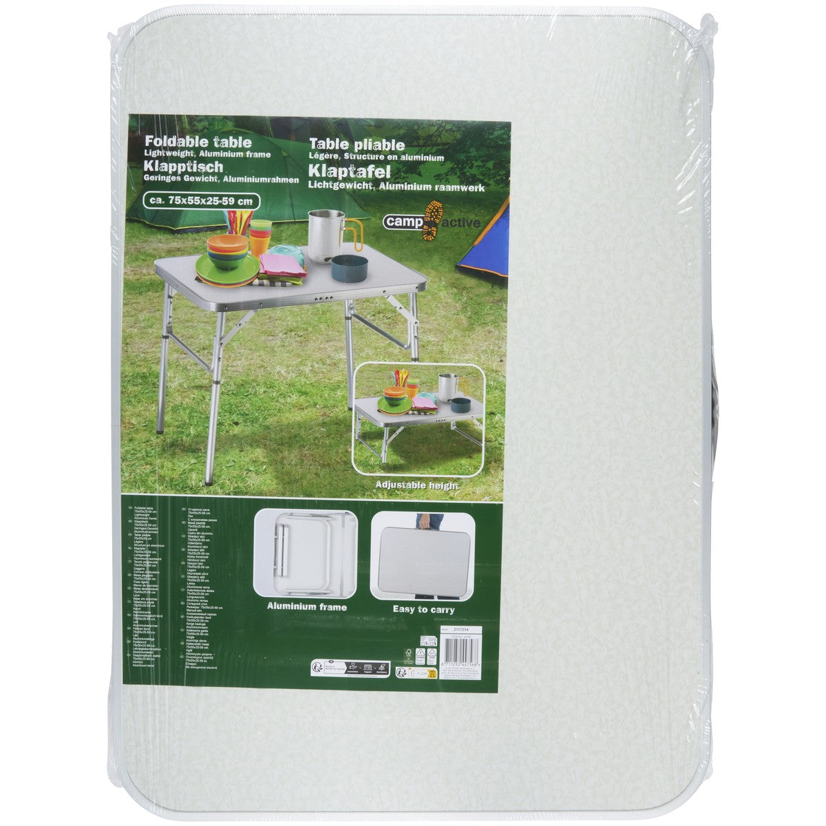 Camp Active Campingtafel Inklapbaar - maximondo