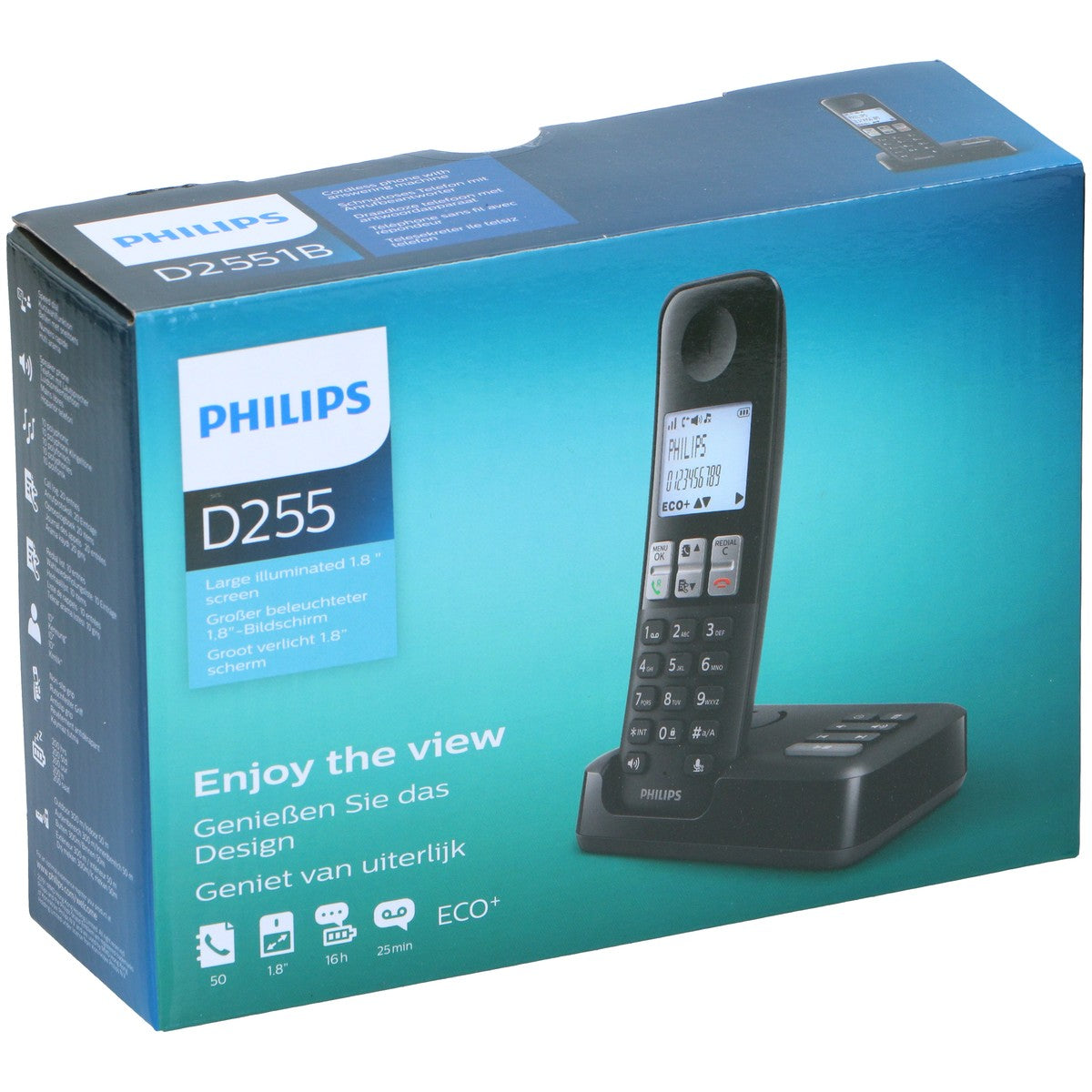 Philips D255 Draadloze Telefoon
