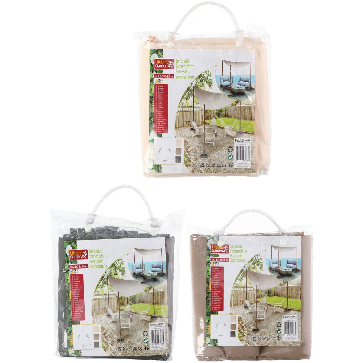 Lifetime Garden Schaduwdoek 3,6m - maximondo