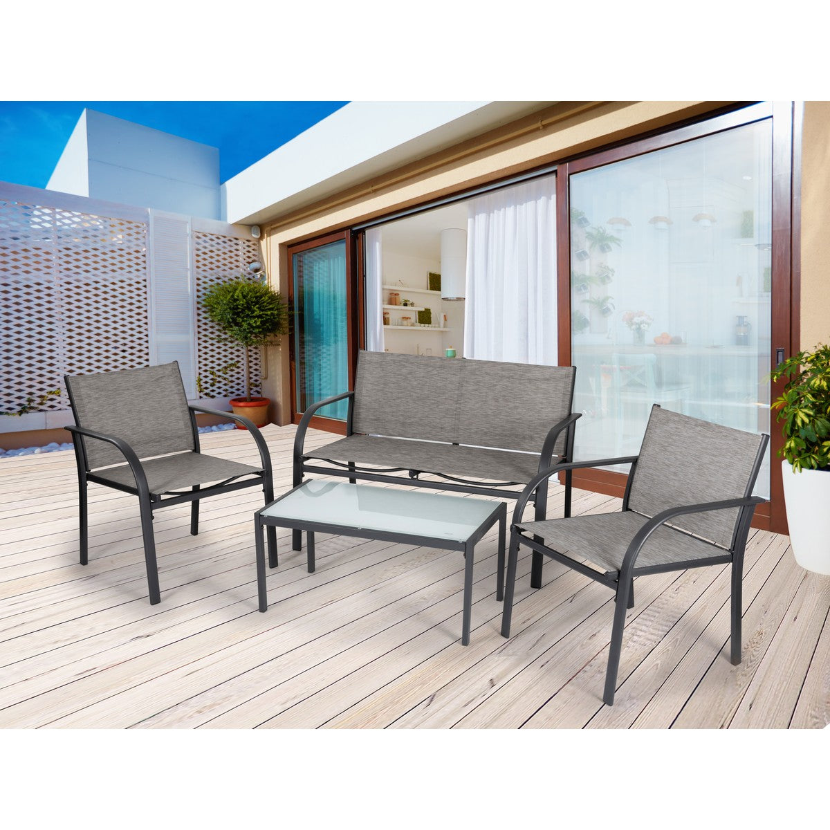 Lifetime Garden Tuinset Parijs 4 Stuks - maximondo
