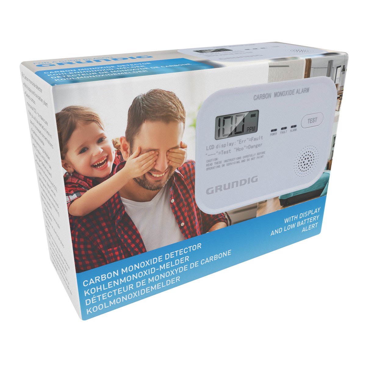 Grundig Koolmonoxidemelder 10 Jaar Batterij – CO Melder - maximondo