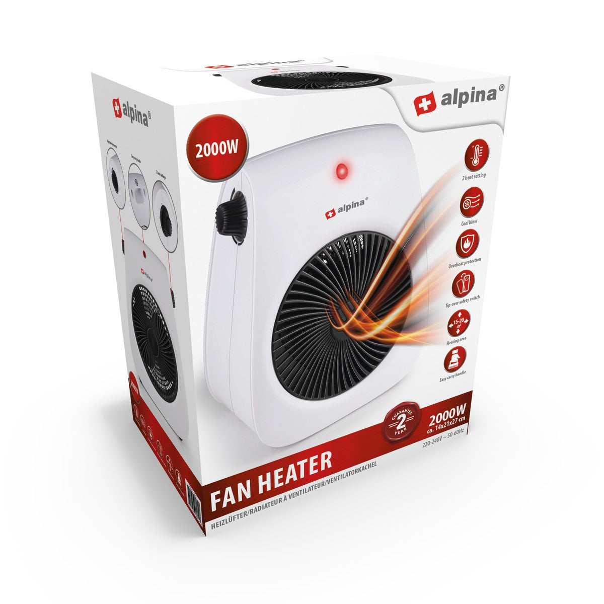 alpina Heater max 2000W - maximondo