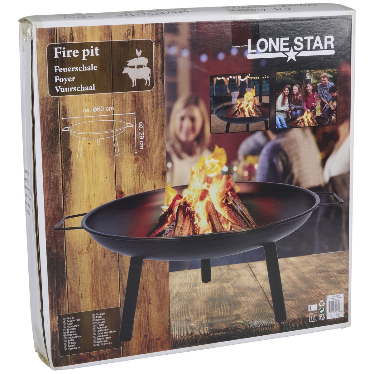 Lone Star Vuurschaal Ø60 cm - maximondo