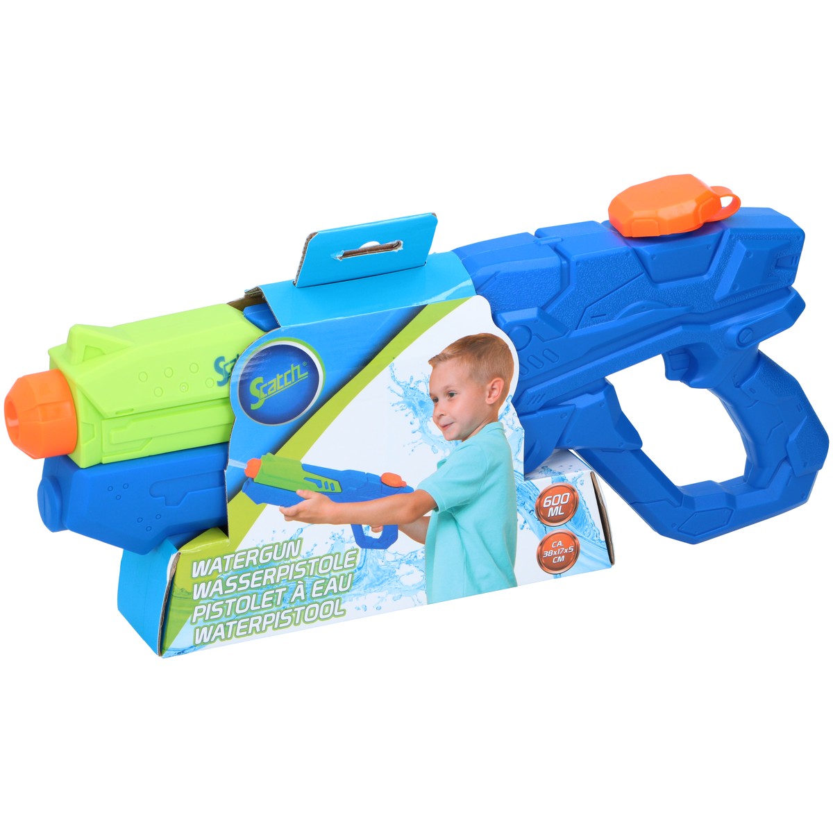 Scatch Waterpistool 600ML 38x5x17 CM