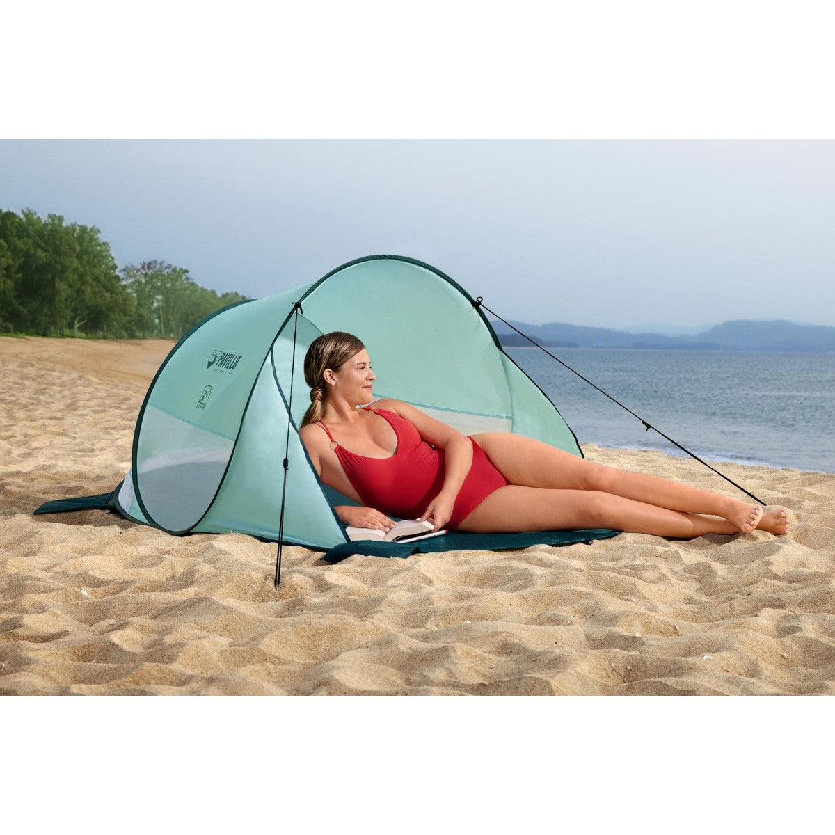 Bestway Pop-up Strandtent 200x120x90cm - maximondo